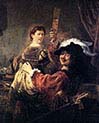 Rembrandt and Saskia in the Parable of the Prodigal Son